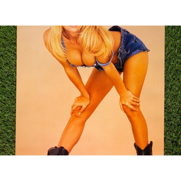 Pam Anderson Sexy Cowgirl Poster Playboy Vintage 90's GoGo #2749 - Picture 5 of 9